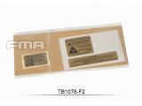 FMA Custom Decals 02 for AN PEQ-15 Case TB1078-02 free shipping